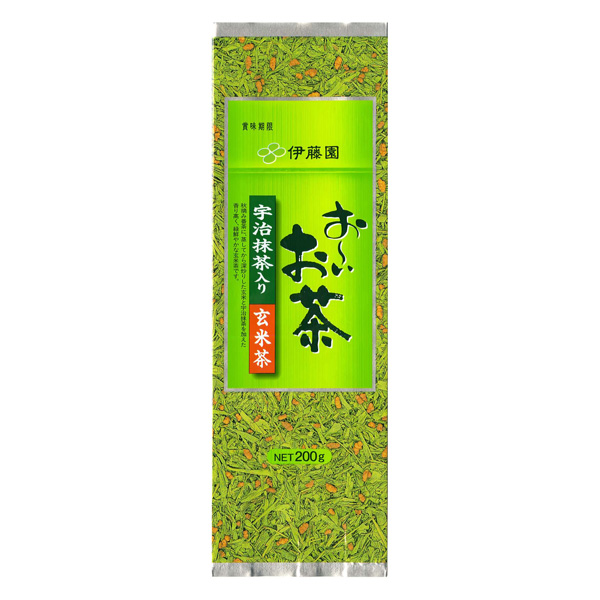 Чай зеленый листовой Ген майча (с обжаренным рисом и добавлением Маття), 200 гр, Япония