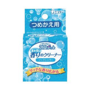 Гелевый освежитель для туалета «Цветочное мыло» (сменная упаковка), 26 гр, Япония