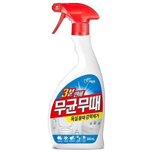 Чистящее средство супер-эффективное  для ванной комнаты (с ароматом трав) ,PIGEON ,"BISOL", 500 мл, Корея