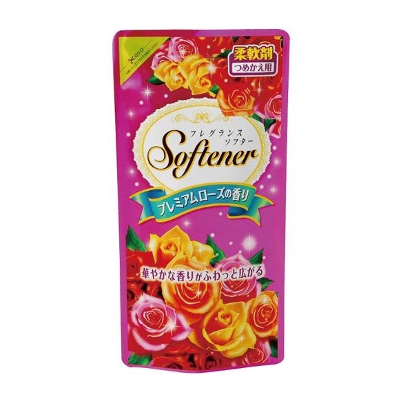 Кондиционер для белья "Softener"  с ароматом роз и антибактериальным эффектом 500 мл М/У, 500 мл, Япония