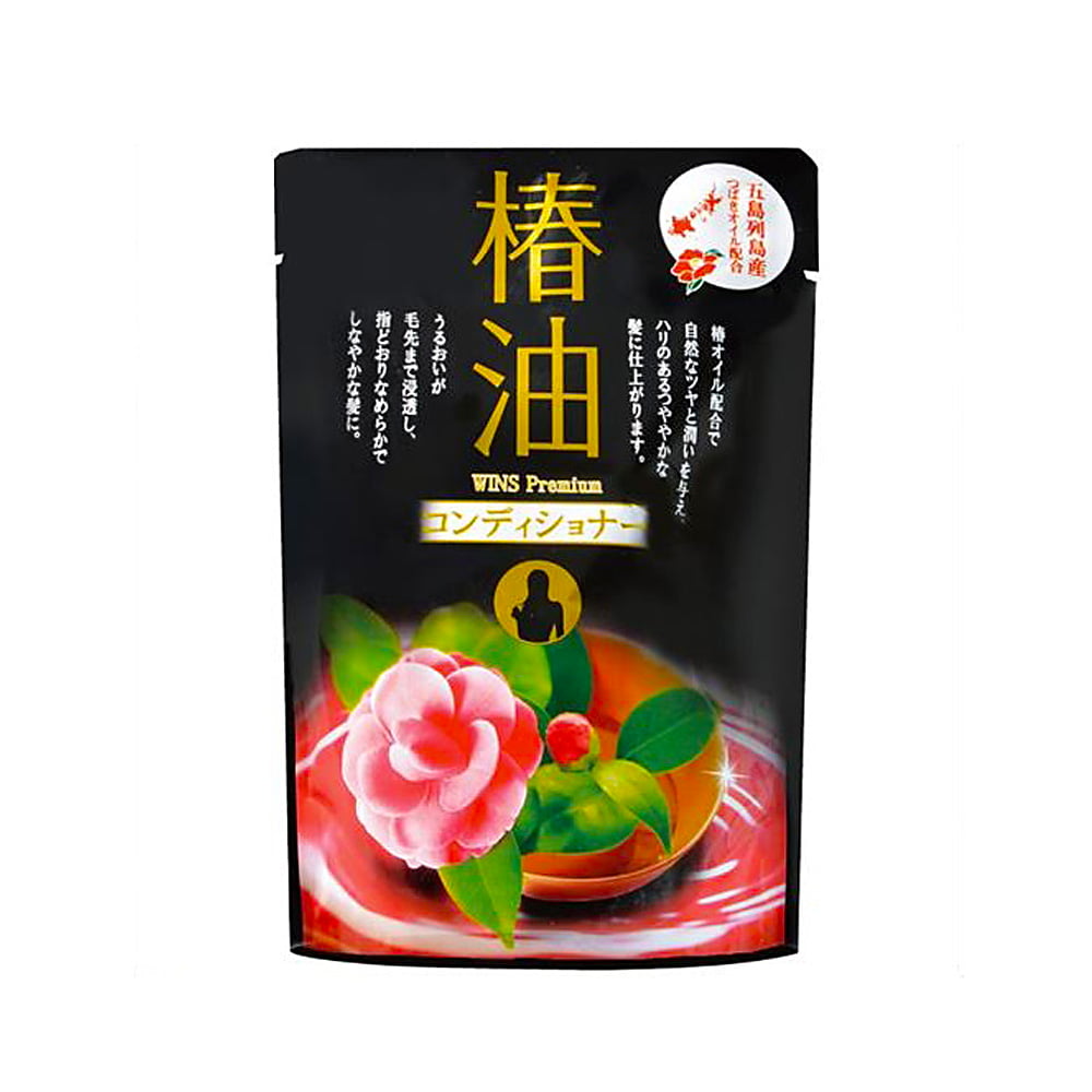 Шампунь питательный для сухих волос с маслом камелии и цветочным ароматом, Premium  WINS, 400 мл, Япония