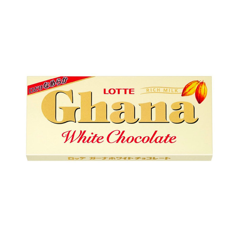 Белый шоколад GHANA, LOTTE, 45 гр, Япония