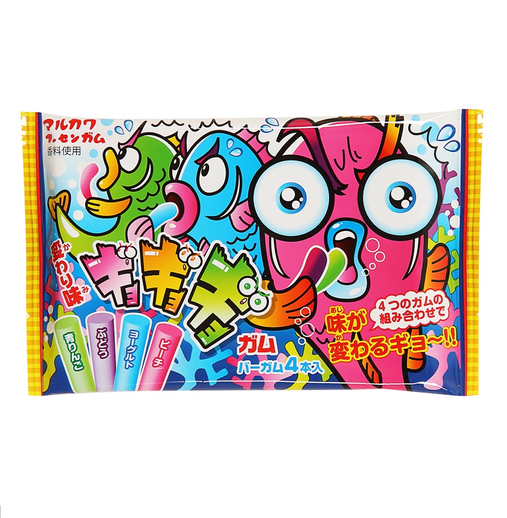 Жевательная резинка Crazy Fish 4 вкуса, MARUKAWA 14гр. Япония, Япония