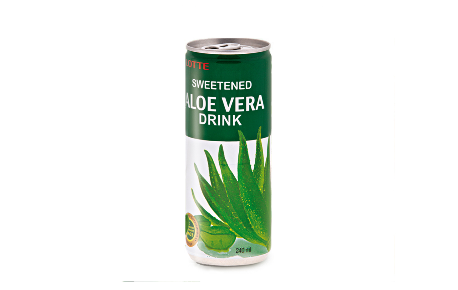 Напиток "Алоэ Вера" оригинальный "Aloe Vera Original", Lotte 240мл. Ю.Корея, 240 мл, Корея