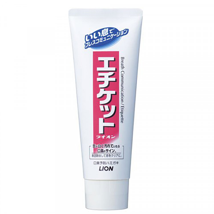 Зубная паста профилактика неприятного запаха изо рта, освежающая мята, LION,"ETIQUETTE", 130 гр, Япония