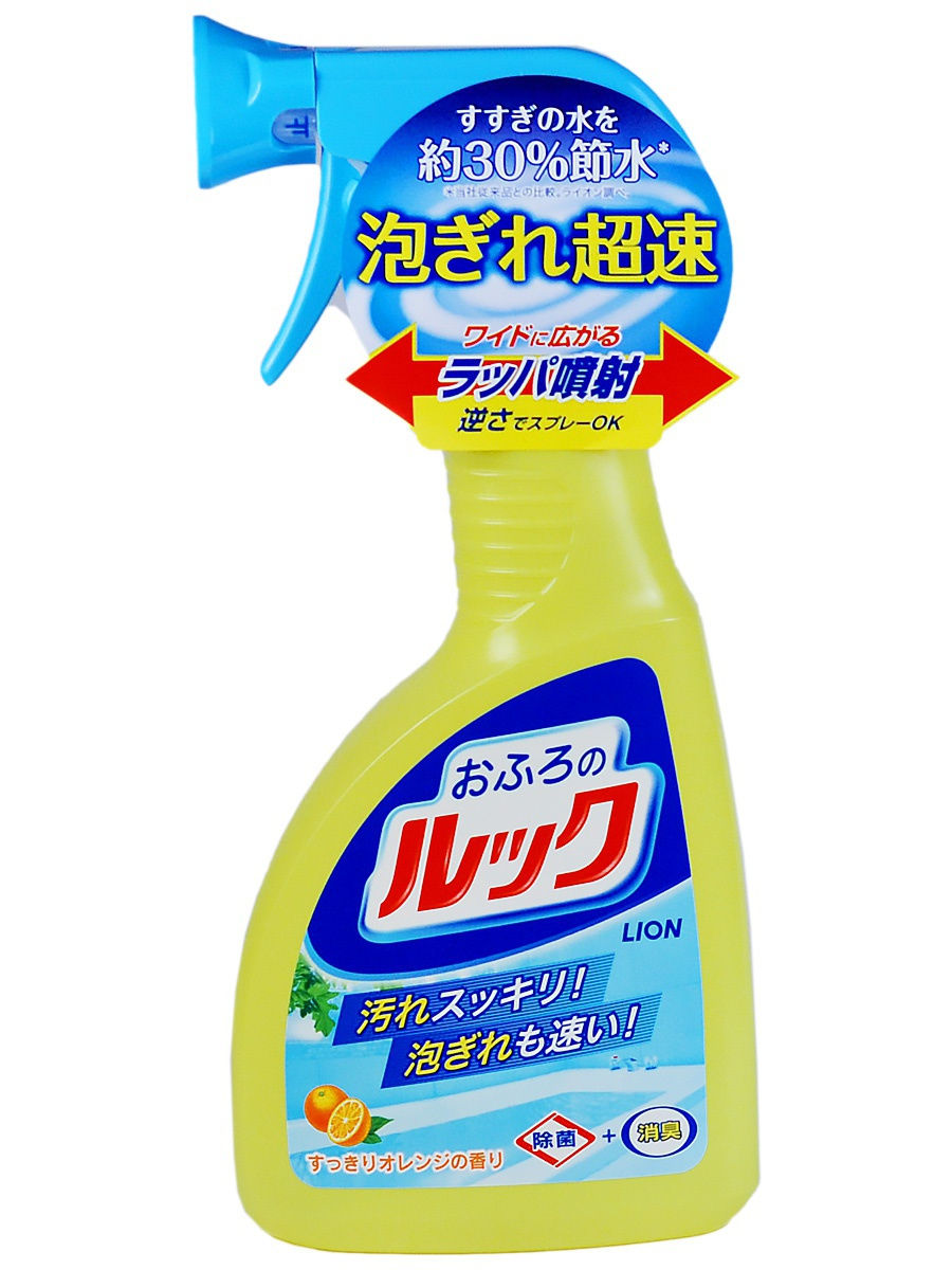 Чистящее средство для ванных комнат - универсальное, с ароматом апельсина, пульверизатор, LION, 400 мл, Япония