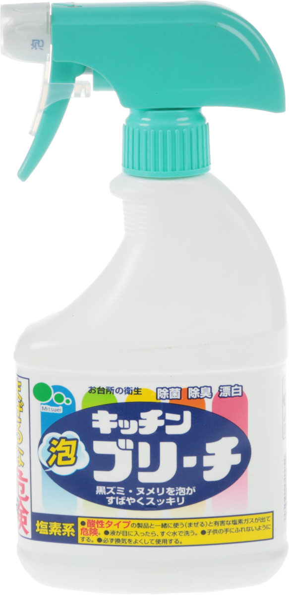 Универсальное моющее и отбеливающее средство для кухни с распылителем, Mitsuei, 400 мл, Япония