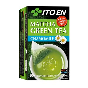 Чай зеленый Матча с ромашкой, Itoen Matcha Green Tea ,20 пакетов, 30 гр, Япония