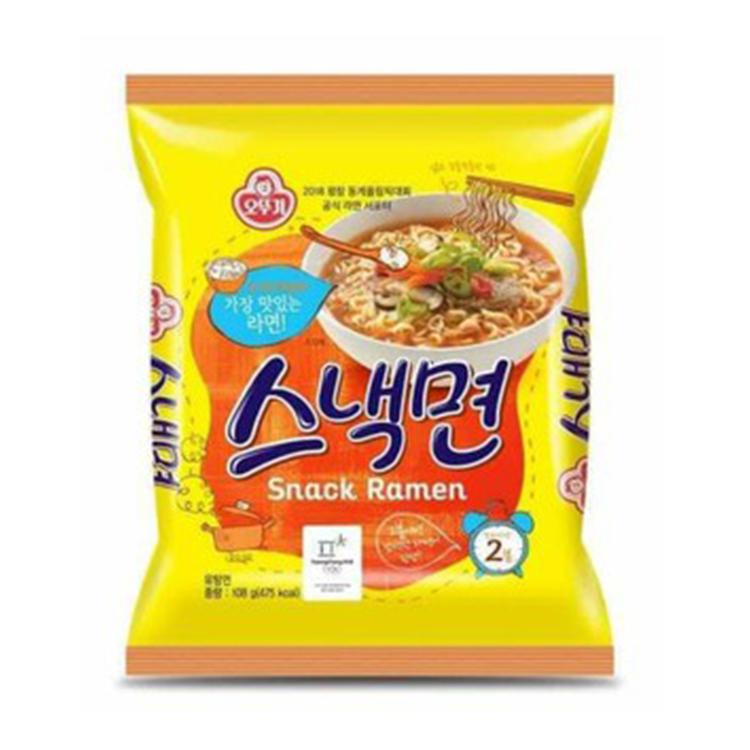 Лапша со вкусом говядины , "Snack Ramen", 108 гр, Корея