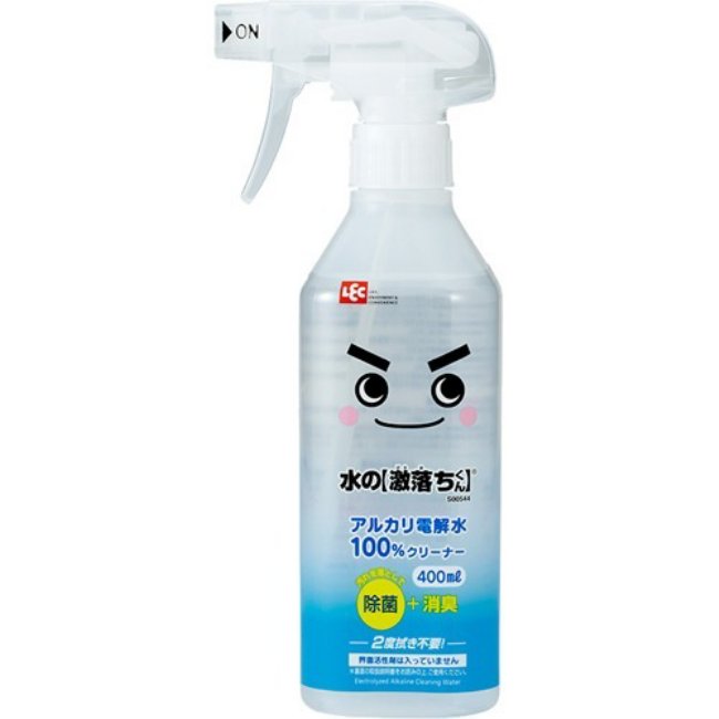 Универсальный спрей-очиститель на основе щелочной воды, антибактериальный ,LEC, 400 мл, Япония