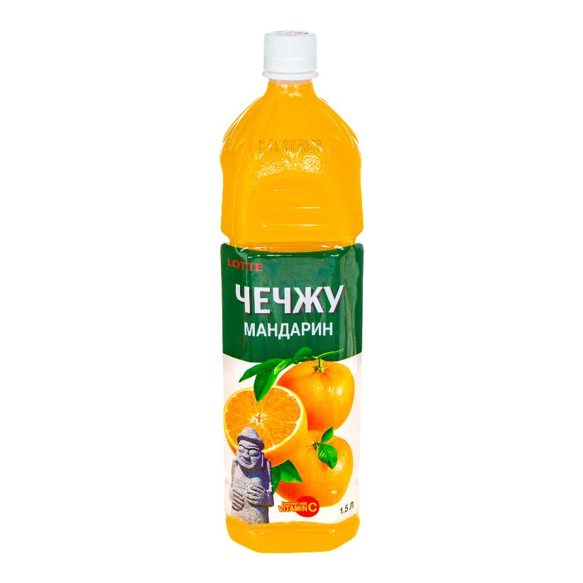 Сокосодержащий фруктовый напиток "Мандарин " 35% , Lotte 1,5л. Ю.Корея, 1,5л, Корея