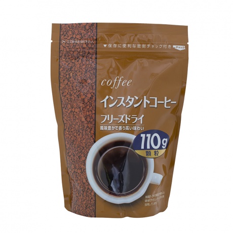 Кофе растворимый гранулированный, средней обжарки, Hermes Freeze Dry, Seiko, 110 гр, Япония