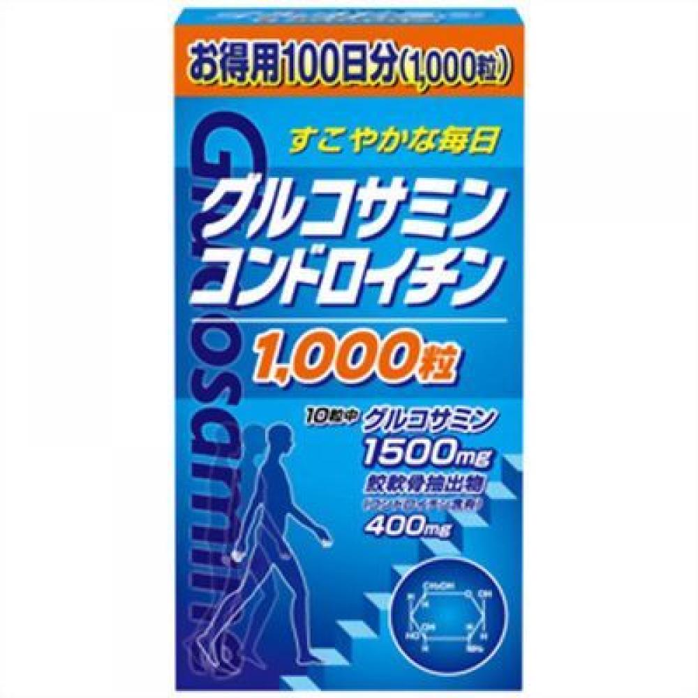 "Глюкозамин и хондроитин"  (200 таблеток) , Yuwa, 1500 мгр, Япония