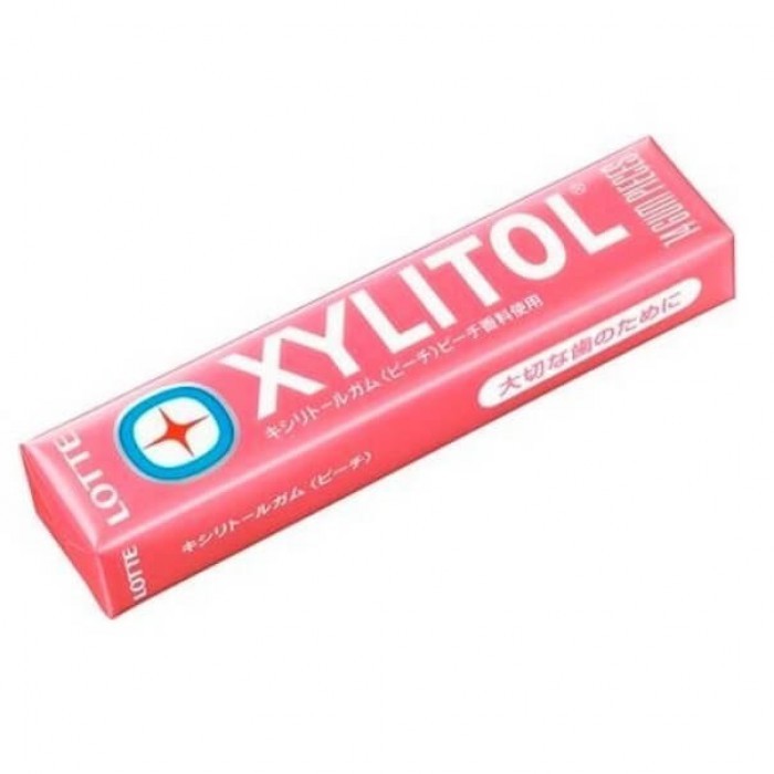 Жев. резинка  Xylitol персик  Lotte 21г. Япония, 21 гр, Япония