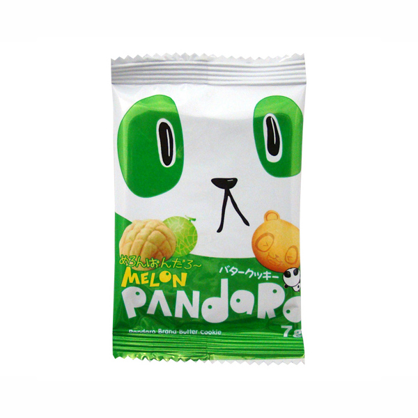 Печенье "Панда" в форме мордочек с разными выражениями со вкусом дыни 7,5г. Yaokin, 7 гр, Япония