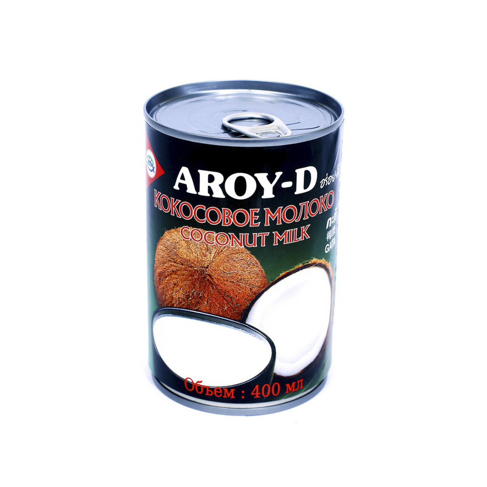 Молоко кокосовое AROY-D 17-19%, 400 мл, Таиланд
