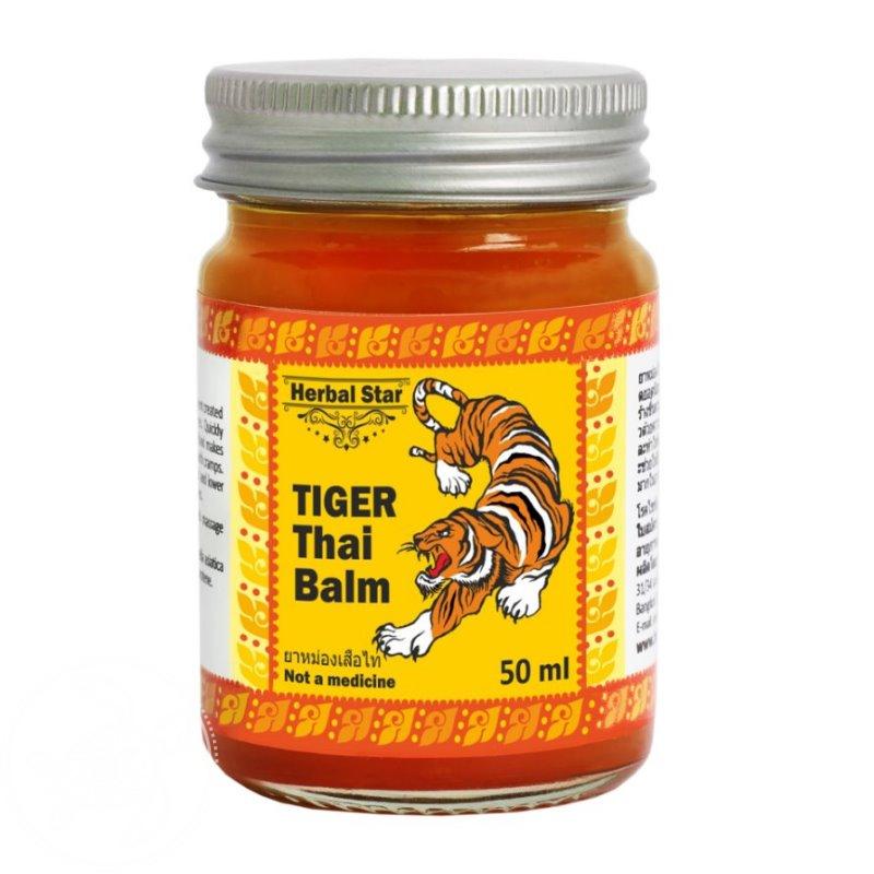 Бальзам "Tiger thai balm" ,  Herbal Star, 50 мл, Таиланд