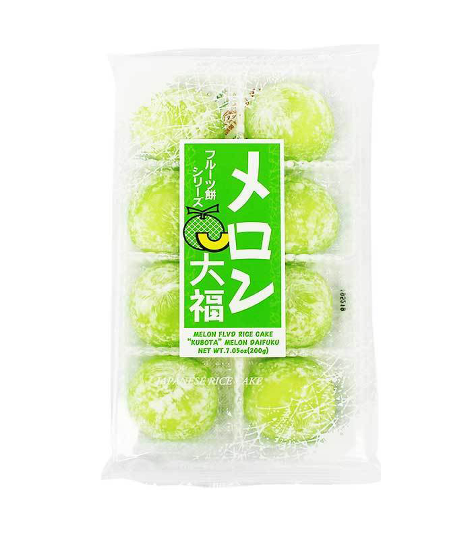 Моти "Японская Дыня" Melon Daifuku Mochi, Kubota Seika, 225 гр