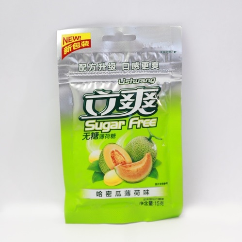 Конфеты без сахара "Дыня-мята", «Lishuang Sugar Free», 15 гр