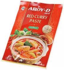 Паста "Карри красная" CURRY PASTE RED AROY-D 50г., Таиланд