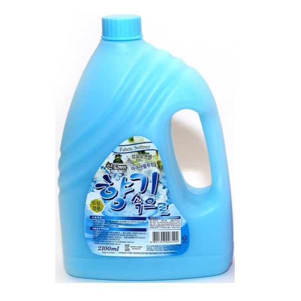 Кондиционер для белья «Свежесть океана» Soft Aroma Aqua Blue 2100 мл SDK, Корея