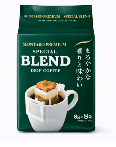 Кофе молотый Дрип-топ Спешиал Бленд 1 шт 8г. г Япония