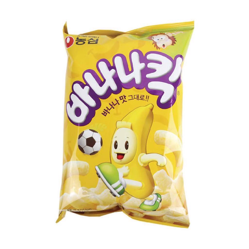 Кукурузные палочки Nongshim со вкусом Банана  45г. Ю.Корея