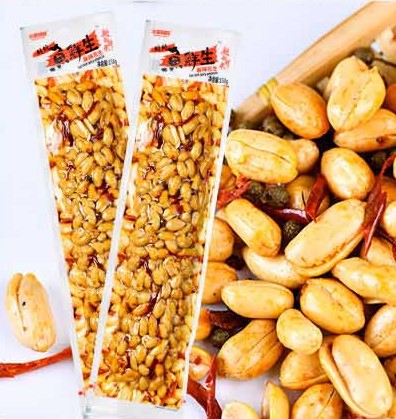 Жаренный арахис с солью и перцем чили  "Beibei Foods" 90г., Китай