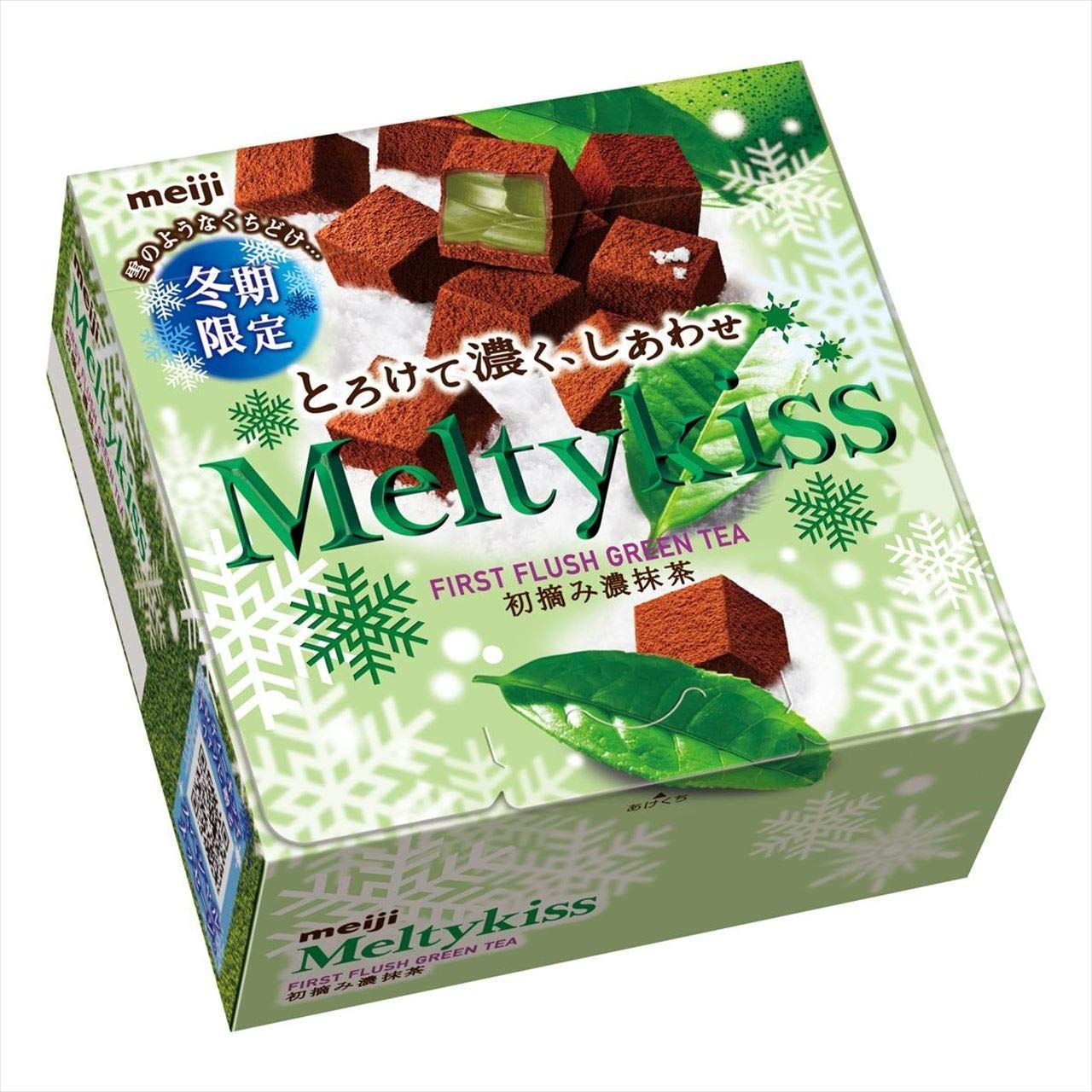 Шоколадные конфеты с чаем Матча Melty Kiss - Premium Chocolate Meigi 56 гр, Япония