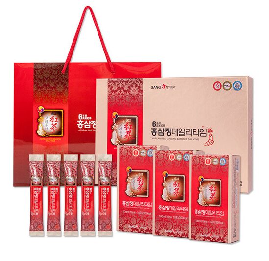 Красный корейский женшень 6ти летней выдержки  SANG A PHARM Korean Red Ginseng Extract Dail 10мл, Корея