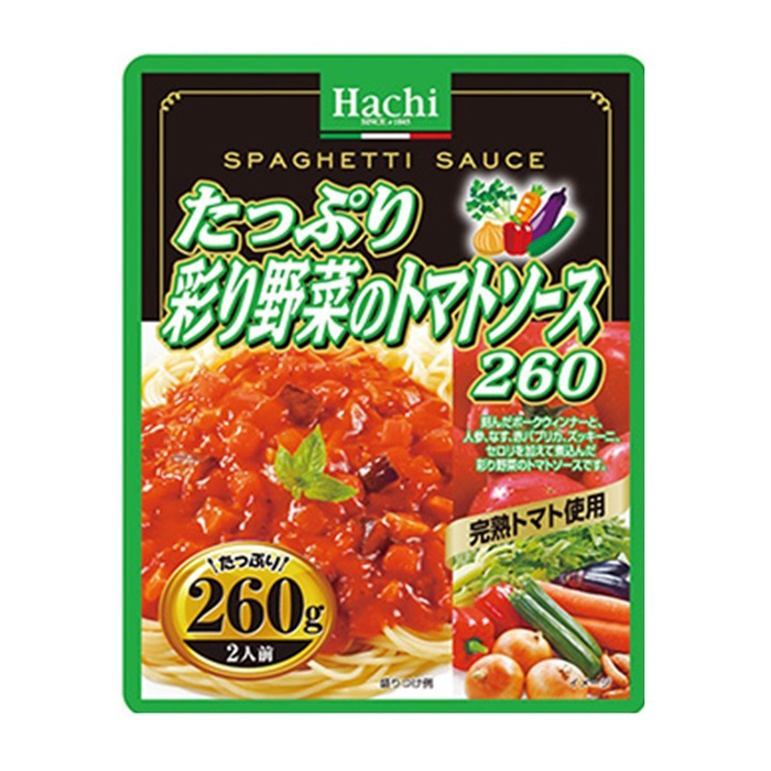 Соус для спагетти "Томатный с овощами"  Hachi 285г., Япония