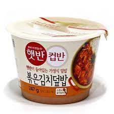 Рис готовый с жареной капустй кимчи CJ Ю.Корея, 240 гр