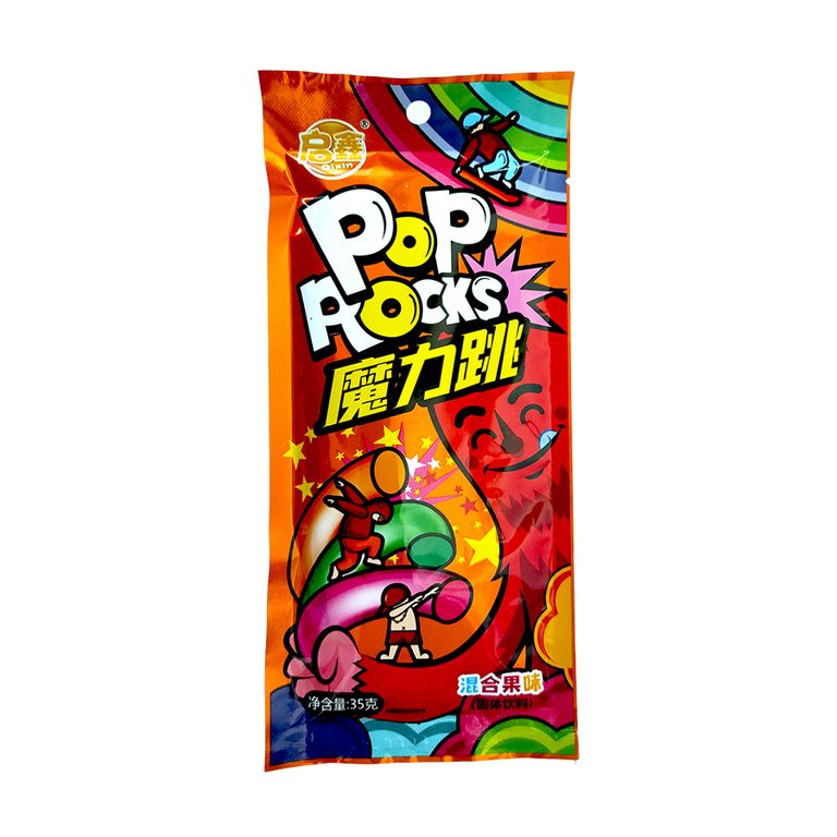 Конфеты трубочка-шипучка POP ROCKS 35г.