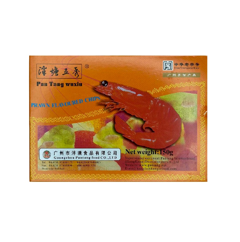 Чипсы Креветочные для жарки Bantangwuxiu 150г, Китай