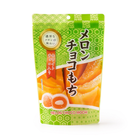 Моти со вкусом дыни Melon Choco Mochi 130г. Seiki  Япония, Япония