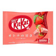 Шоколад "Kit Kat" с Клубникой Kit Kat Strawberry Nestle 148г. Япония, Япония