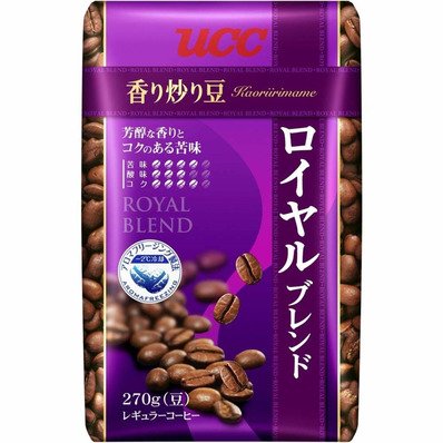 Кофе (зерно) UCC Kaori Irim Ame Royal Blend 100% Арабика (плант.Бразилия,Колумбия) 270г., Япония