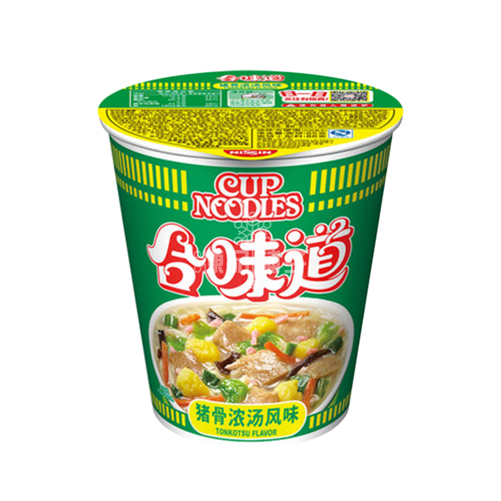 Лапша NISSIN Тонкацу рамен с говядиной TONKOTSU FLAVOUR 77г. КНР, Китай