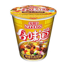 Лапша NISSIN со вкусом говядины и карри 80г. КНР, Китай