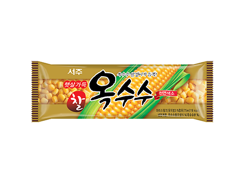 Мороженое "Сладкая кукуруза"  Sweet Corn Bar, Seoju, Корея