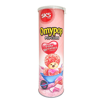 Попкорн "Розовая ягода" 85г. OMYPOP, Малайзия