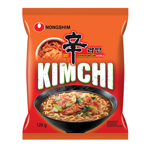 Лапша Nongshim «Кимчи Рамен» пачка, 120г., Ю.Корея