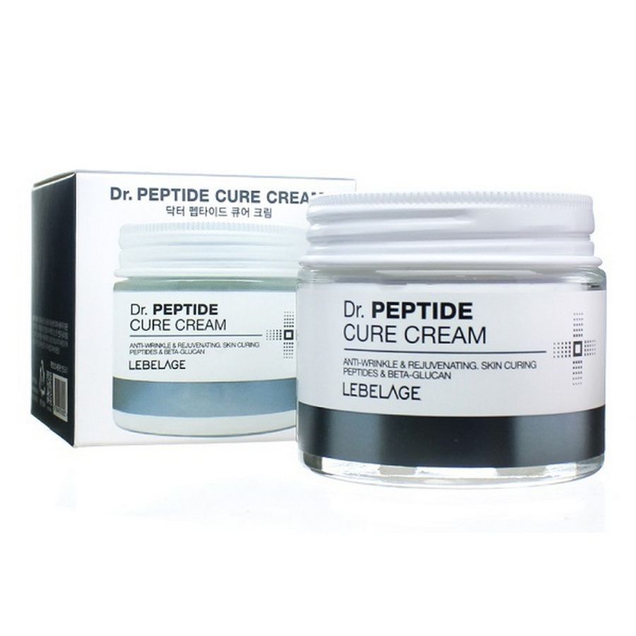 Антивозростной крем для лица с пептидами Lebelage Dr. Peptide Cure Cream, 70мл.Ю.Корея