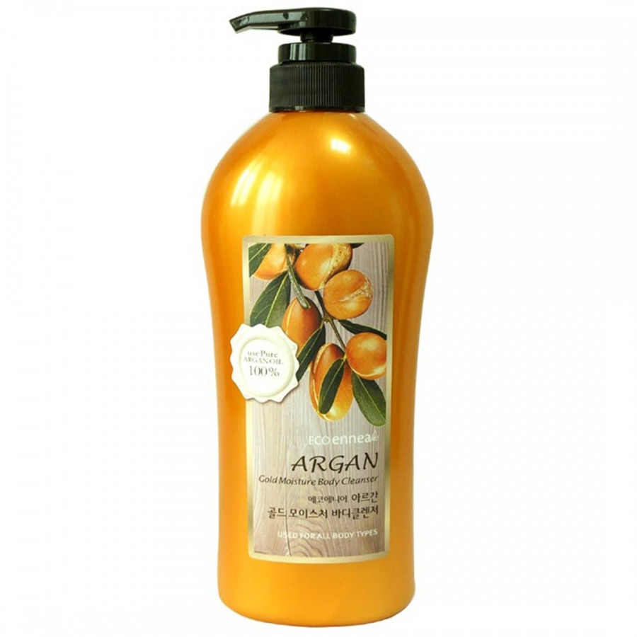 Гель для душа увлажняющий с аргановым маслом Welcos Body Cleanser Argan Gold Moisture 730гр