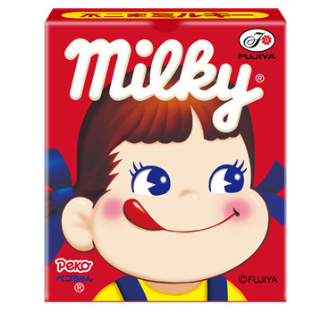 Ириски молочные "Milky"  Fujiya 23,8г.  Япония