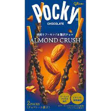 Палочки шоколадные Хрустящий миндаль Pocky Chocolate Almond Crush Flavour Glico 66г.
