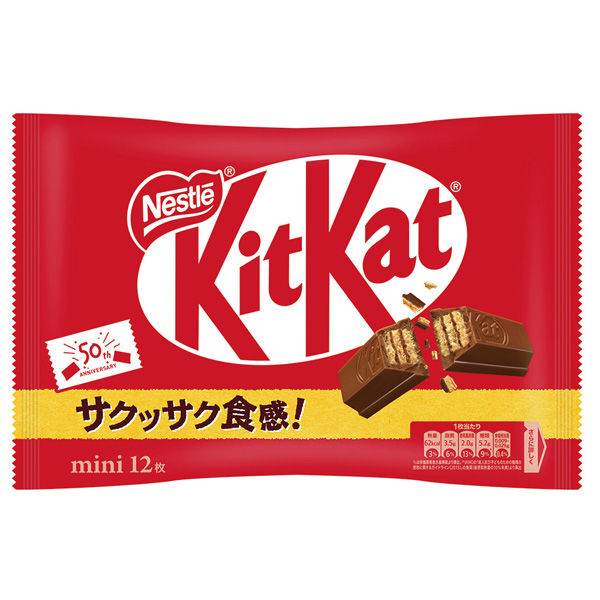 Шоколад "Kit Kat" классический Nestlé Japan KitKat Mini 12 шт. 148г. Япония, Япония