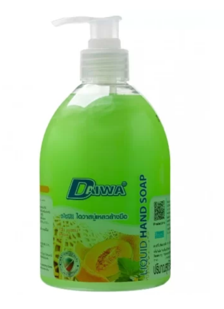 Мыло жидкое для рук антибактериальное Daiwa Liqiud Hand Soap Дыня  500мл. Тайланд