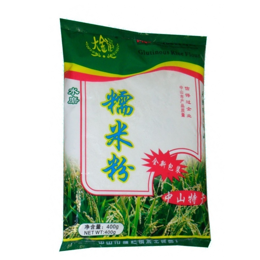 Клейкая рисовая мука или рисовый крахмал Dajindao 400г. КНР