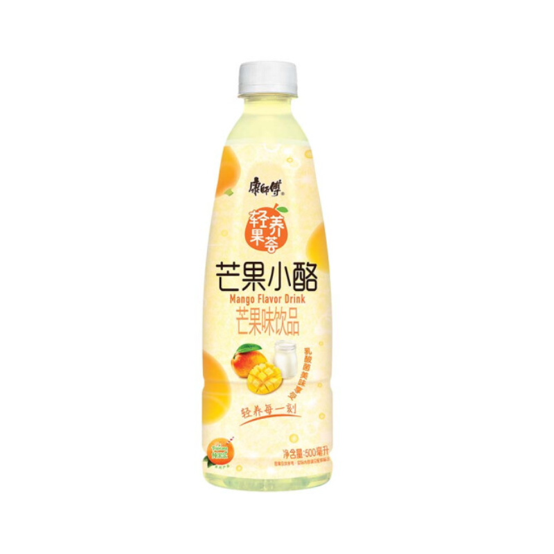 Фруктовый-молочный напиток "Манго" содержит сок спелого манго Kangshifu 500мл. КНР, Китай